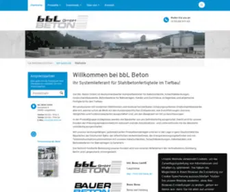 BBL-Beton.de(BBL Beton) Screenshot