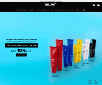 BBlunt.com(BBLUNT Salons) Screenshot