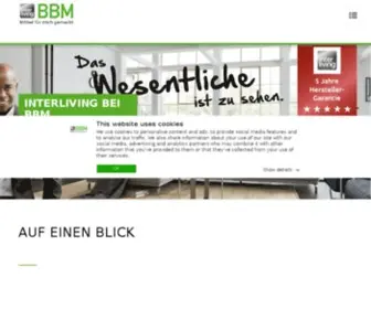 BBM-Moebel.de(Willkommen bei BBM) Screenshot