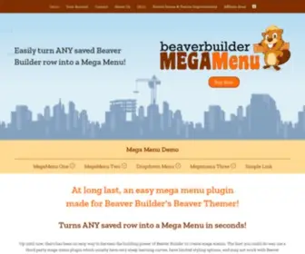 BBmegamenu.com(Beaver Builder Mega Menu) Screenshot