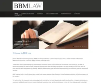 BBmlaw.co.za(BBM Law) Screenshot