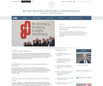 BBN.gov.pl(Biuro Bezpieczeństwa Narodowego) Screenshot