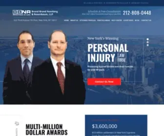 BBNrlaw.com(New York Personal Injury Lawyers) Screenshot