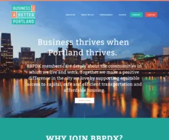 BBPDX.org(Business for a Better Portland) Screenshot