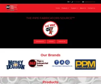BBpipetools.com(Pipe Fabrication Tools & Equipment) Screenshot