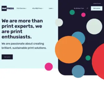 BBpress.co.uk(B&B Press) Screenshot