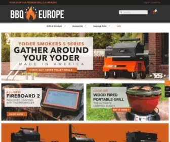 BBqeurope.com(Your shop for everything barbecue) Screenshot