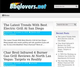 BBqlovers.net(Best Site For Choosing Your Fit Grill At Home) Screenshot