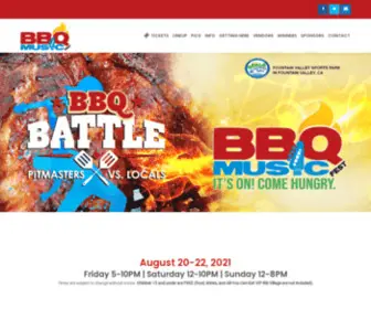 BBqmusicFest.com(This BBQ extravaganza and music oriented event) Screenshot