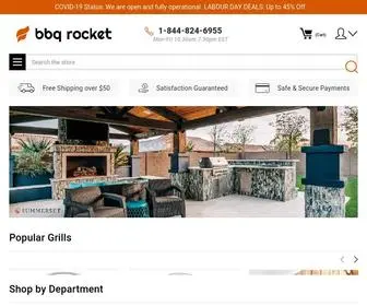 BBqrocket.com(BBQ Grills & Outdoor Kitchens Online) Screenshot