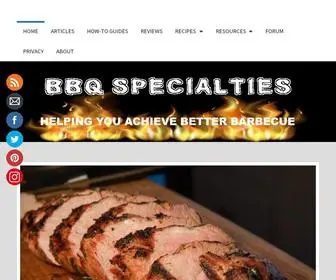 BBQspecialties.com(BBQ Specialties) Screenshot