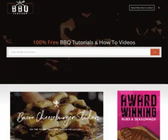 BBqteacher.com(Step By Step Instructional BBQ Tutorial Videos For Beginners & Experts) Screenshot