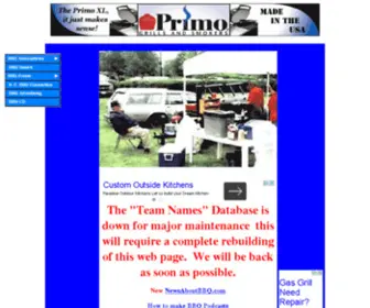 BBqteamnames.com(New database BBQ Team Names searchable) Screenshot