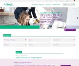 BBraun.de(Braun Sharing Expertise) Screenshot