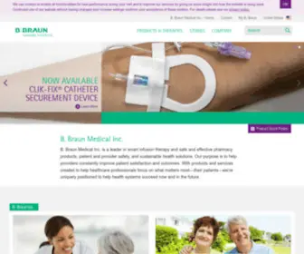 BBraunusa.com(Braun Medical Inc) Screenshot