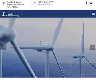 BBre.com.tr(B&B Renewable Energy) Screenshot