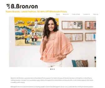 BBronson.com(Wholesale Branded Apparel Off) Screenshot