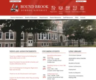 BBrook.org(Bound Brook School District) Screenshot