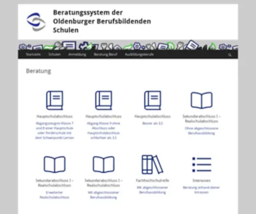 BBS-OL.de(Beratungssystem der Oldenburger Berufsbildenden Schulen) Screenshot
