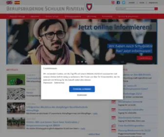 BBS-Rinteln.de(Berufsbildende Schulen Rinteln) Screenshot