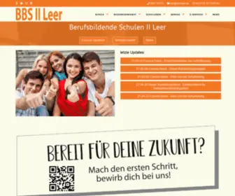 BBS2Leer.de(Berufsbildende Schulen 2 für den Landkreis Leer) Screenshot