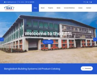 BBspeb.com(Bangladesh Building Systems Ltd) Screenshot
