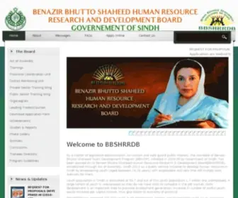 BBSYDpsindh.gov.pk(HTML Meta Tag) Screenshot