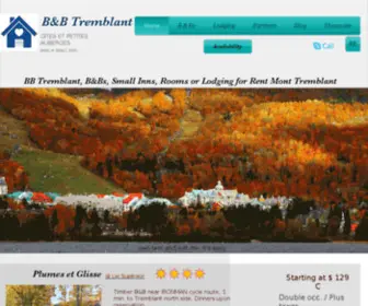 BBtremblant.com(BB Tremblant) Screenshot