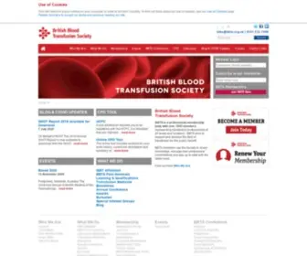 BBTS.org.uk(Blog & UPdates CPD Tool British Blood Transfusion Society BBTS) Screenshot