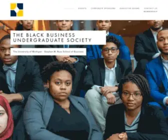 BBusumich.org(Black Business Undergraduate Society) Screenshot