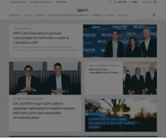 BBva.com(The digital bank of the 21st century) Screenshot