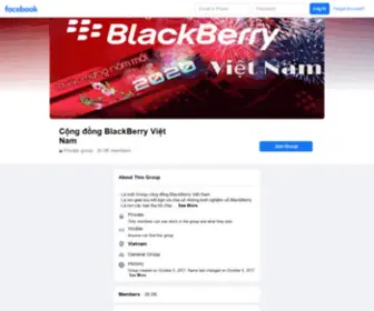 BBVN.net(Cộng đồng BlackBerry Việt Nam heeft 32.923 leden) Screenshot