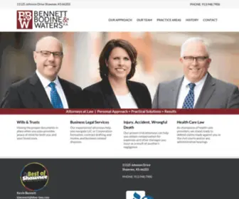 BBW-Law.com(Bennett, Bodine, & Waters) Screenshot