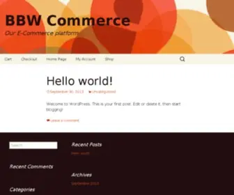 BBwcomm.co.uk(BBW Commerce) Screenshot