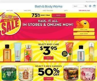 BBW.com(Bath & Body Works) Screenshot