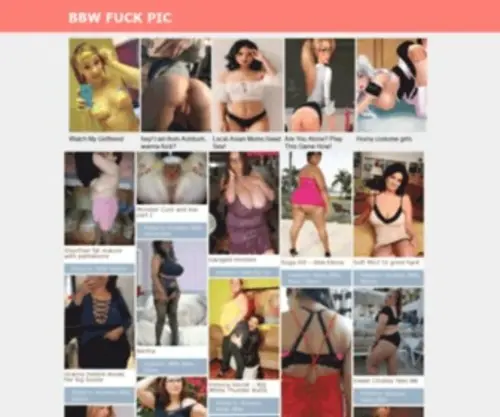 BBwfuckpic.com(BBwfuckpic) Screenshot