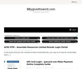 BBygiveittowinit.com(Best Employees Login Portal) Screenshot