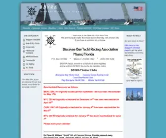 BByra.net(Biscayne Bay Yacht Racing Association) Screenshot