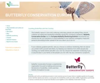 BC-Europe.eu(Butterfly Conservation Europe) Screenshot