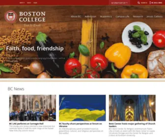 BC.edu(Boston College) Screenshot