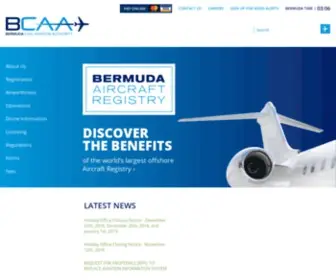 Bcaa.bm(Bermuda Civil Aviation Authority) Screenshot