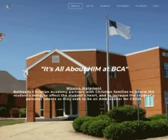 Bcacrusaders.org(Bethesda Christian Academy) Screenshot