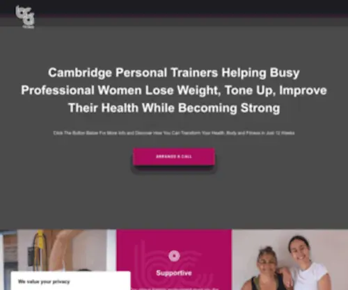 Bcafitness.co.uk(Personal Trainer Cambridge) Screenshot