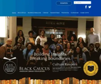 Bcala.org(Black Caucus American Library Association) Screenshot