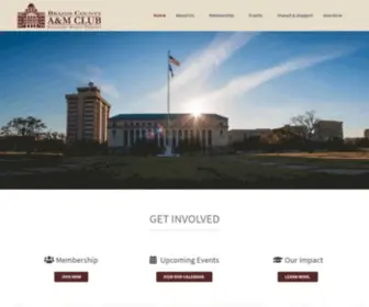 Bcamc.org(Brazos County A&M Club) Screenshot