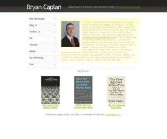 Bcaplan.com(Bryan Caplan) Screenshot