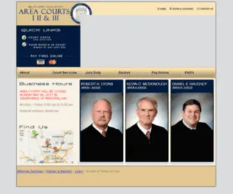 Bcareacourts.org(Area I) Screenshot