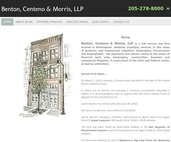Bcattys.com(Benton, Centeno & Morris, LLP) Screenshot