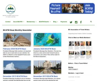 Bcatw.org(BC Association of Travel Writers (BCATW)) Screenshot