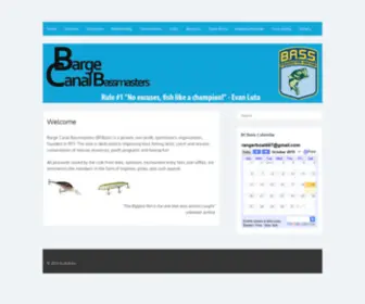 Bcbass.com(Barge Canal Bassmasters) Screenshot